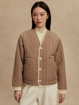 Jacket Varley Drew Reversible Jacket Sandshell / Ash Taupe Apoella