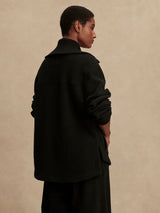 Jacket Varley Eleanor Patch Pocket Fleece Jacket Black Apoella