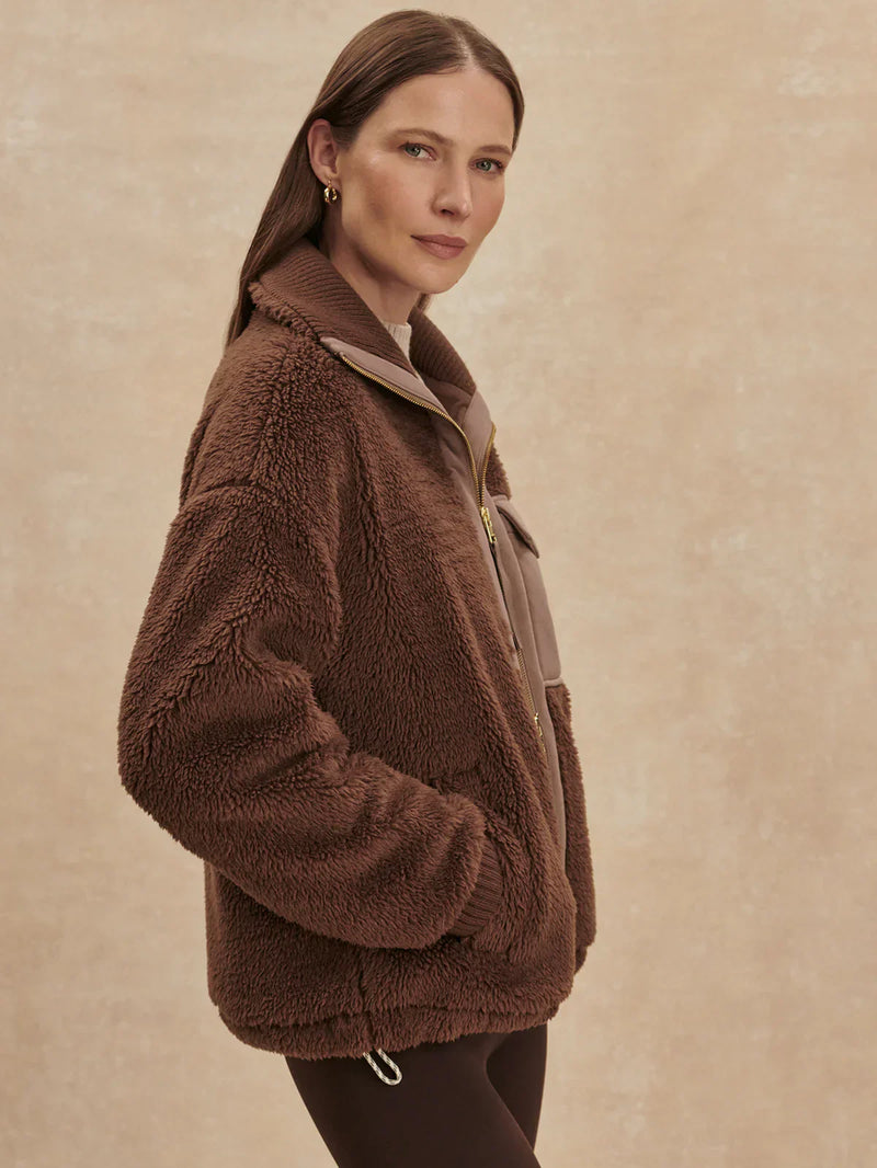 Jacket Varley Lowell Sherpa Jacket Carafe Apoella