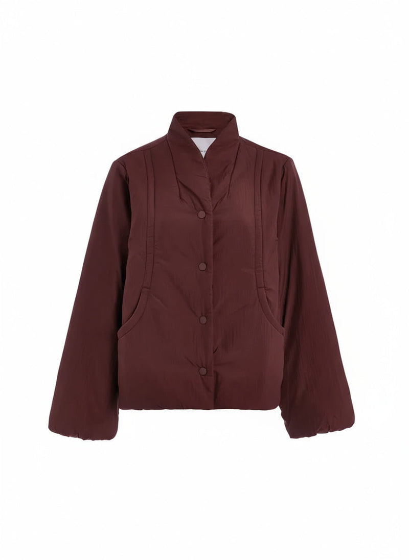Jacket Varley Tilley Light Padded Jacket Decadent Chocolate Apoella