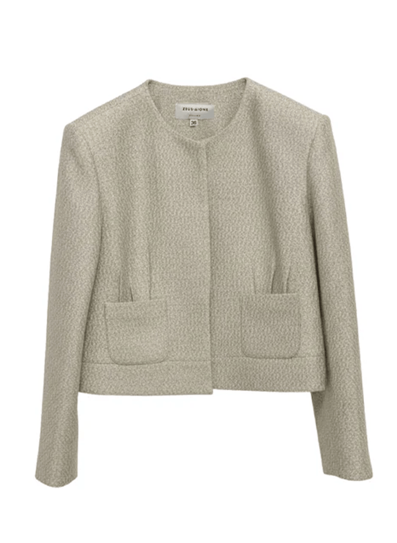 Jacket Zeus n Dione Dahlia Jacket Silver Grey 40 / Silver Apoella