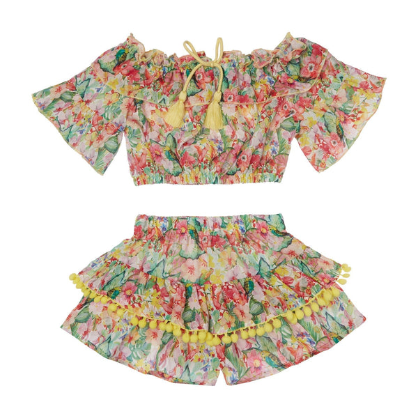 Kids Set Marie Raxevsky Set Top Skort Garden Apoella