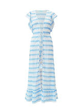 Kimono Melissa Odabash Stevie Long Knit Kimono White/Oasis Apoella