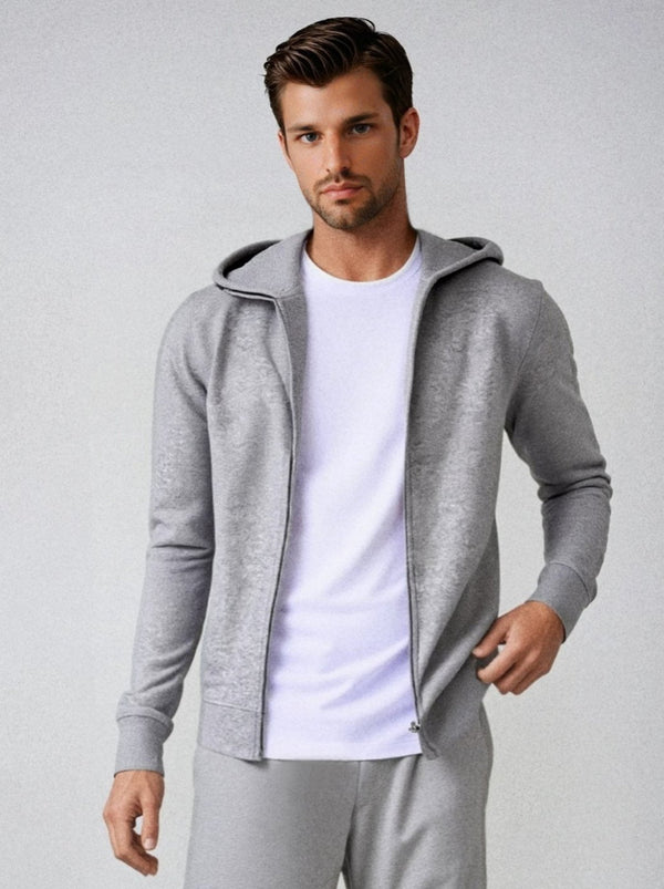 Loungewear Asoma Cetus Zipper Hoodie Heather Grey Apoella