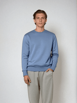 Loungewear Asoma Corvus Sweater Dyed Swimmer Blue Apoella