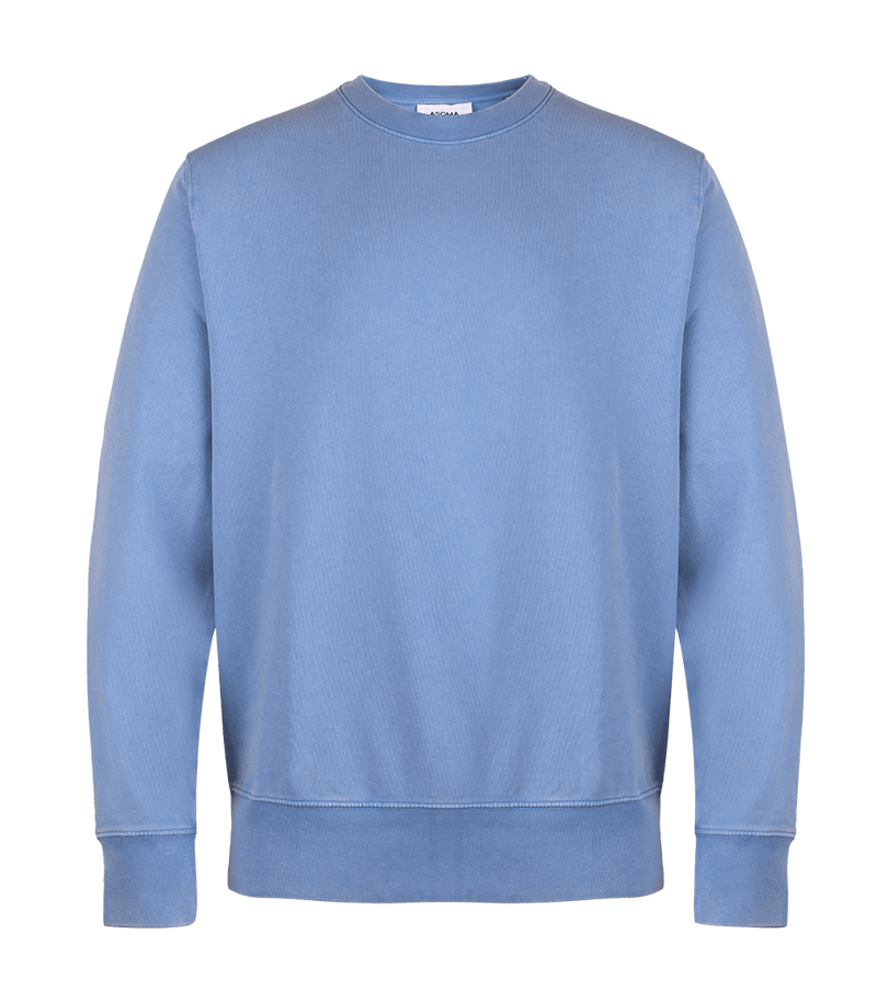 Loungewear Asoma Corvus Sweater Dyed Swimmer Blue Apoella