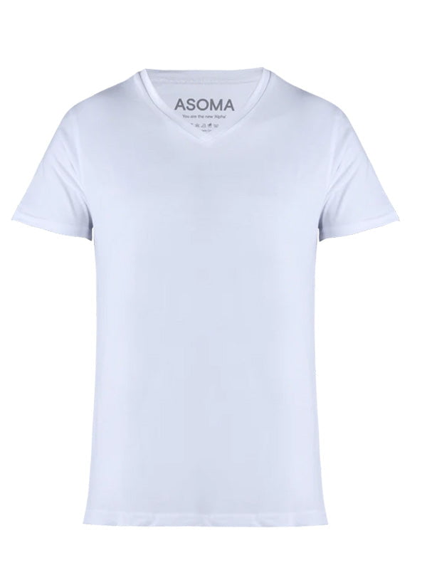 Loungewear Asoma V T-shirt White Apoella