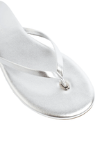 Melissa Odabash Flip Flops Silver Apoella