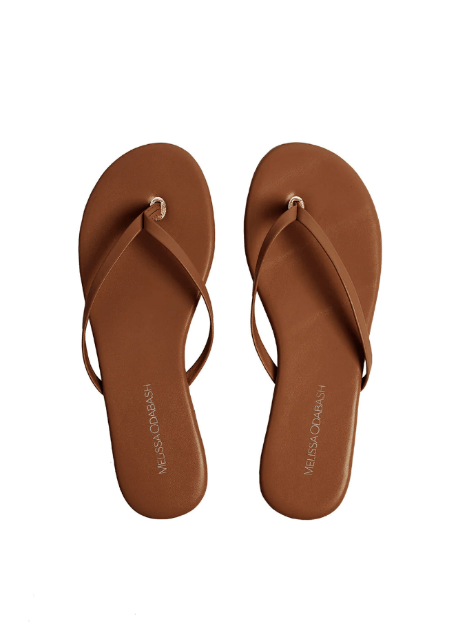 Melissa Odabash Flip Flops Tan Tan / 37 EU Apoella