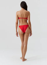 Swimwear Melissa Odabash Memphis Bandeau Bikini Top Red Apoella