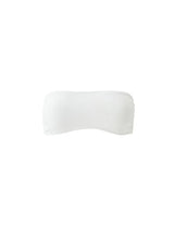 Memphis Bandeau Bikini Top White