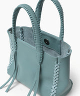 Mini Totes Callista Crafts Micro Tote Grained Leather Sky O/S Apoella