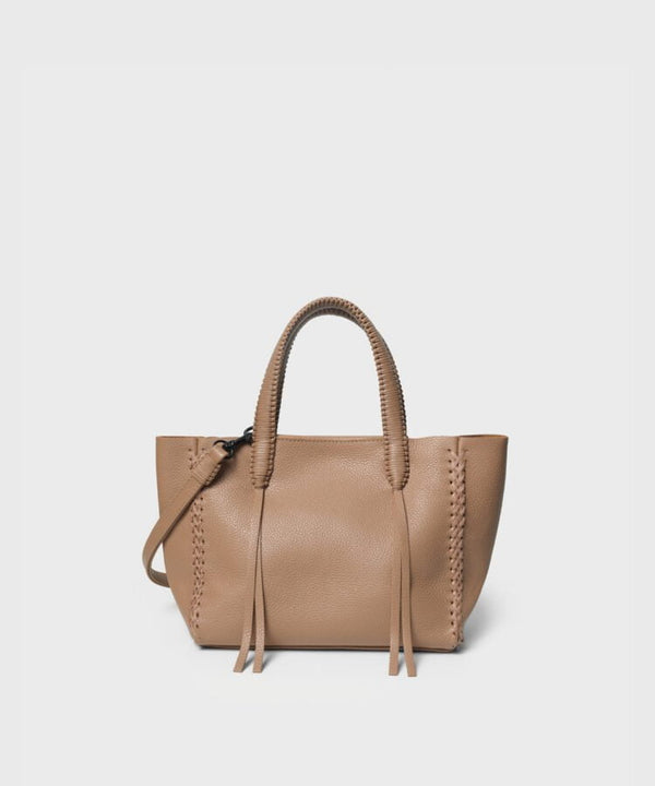 Mini Totes Callista Crafts Mini Tote Grained Leather Camel O/S Apoella