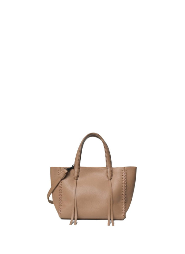 Mini Totes Callista Crafts Mini Tote Grained Leather Camel O/S Apoella