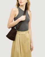 Mini Totes Naghedi St Barths Petite Tote Chocolate O/S Apoella