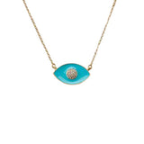 Necklaces Antonia Karra Karma Necklace Gold Plated Turquoise O/S / Gold Apoella