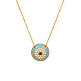 Necklaces Marianna Lemos Mati Necklace Gold Aqua O/S Apoella