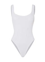 One-Piece - Square Neck Low Back One Piece White O/S / White Apoella