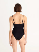 One-Piece Eres Aquarelle Tank Thin Straps One Piece Noir Apoella