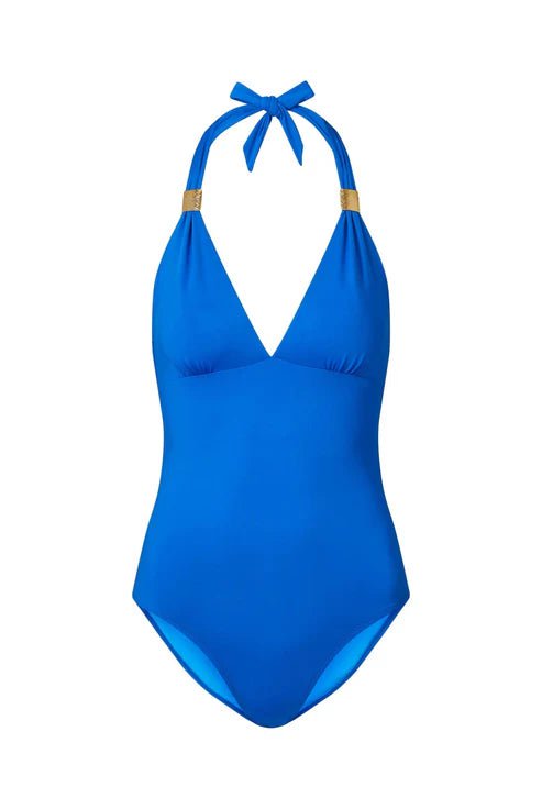 One-Piece Heidi Klein The Baths Adjustable One Piece Blue Apoella