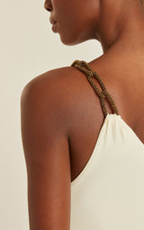 One-Piece Lenny Niemeyer Chain Shoulder One-piece Off White Apoella
