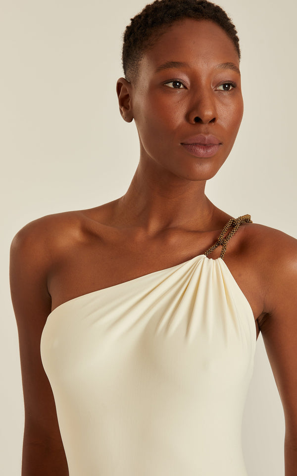 One-Piece Lenny Niemeyer Chain Shoulder One-piece Off White Apoella