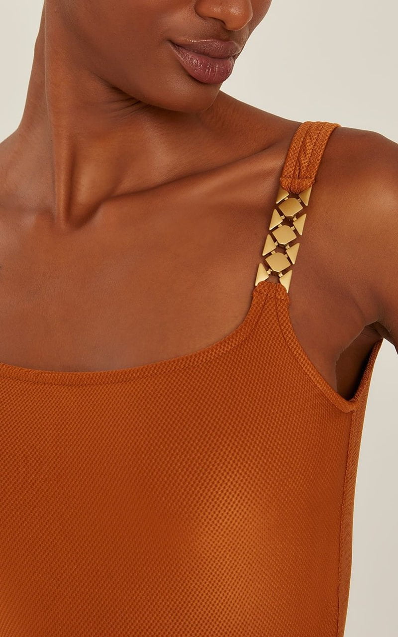 One-Piece Lenny Niemeyer Embellished Classic One-piece Hazelnut Apoella