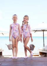 One-Piece Marie Raxevsky Long Sleeve Zip Surf Suit Romantic Apoella