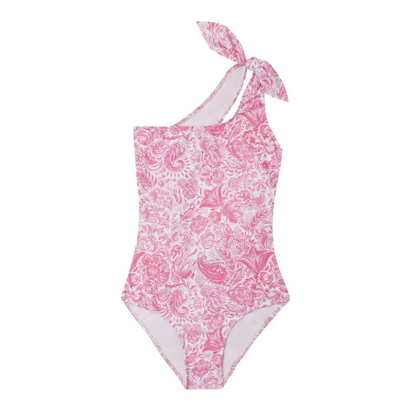 One-Piece Marie Raxevsky One Shoulder One Piece Paisley Pink Apoella