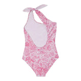 One-Piece Marie Raxevsky One Shoulder One Piece Paisley Pink Apoella