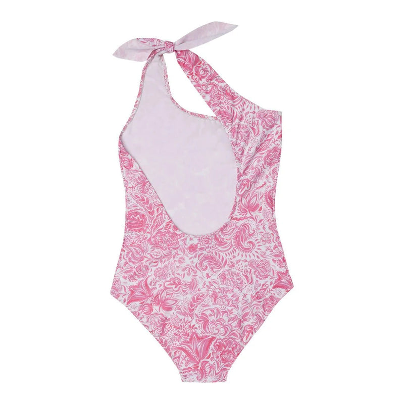 One-Piece Marie Raxevsky One Shoulder One Piece Paisley Pink Apoella