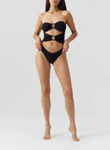 One-Piece Melissa Odabash Alicante Cut Out One Piece Mazy Black Apoella