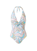 One-Piece Melissa Odabash Zanzibar Halter One-Piece Riviera Apoella