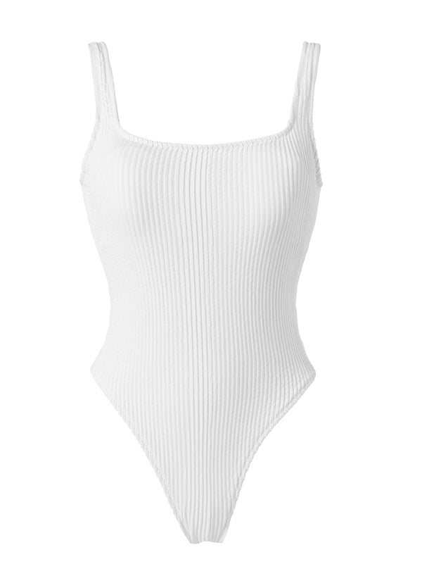 One-Piece Stefania Frangista Josie Over The Shoulder One-piece Curly White Apoella