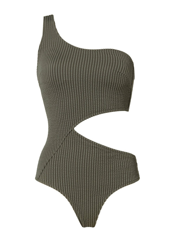 One-Piece Stefania Frangista Laetitia Cut Out One Piece Curly Khaki Apoella