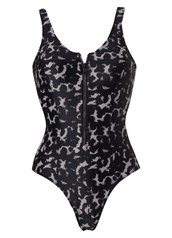 One-Piece Stefania Frangista Madison Athletic Zipper One Piece Blots Silver Apoella