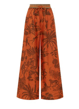 Pants Alémais Monkey Dance Palazzo Pants Rust Apoella