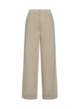 Pants APOELLA Alexa Poplin Pants Beige Apoella