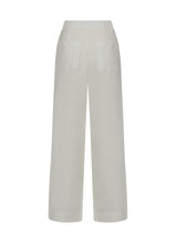 Pants APOELLA Alexa Poplin Pants White Apoella
