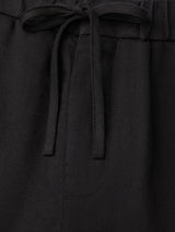 Pants Frescobol Carioca Oscar Linen Pants Black Apoella