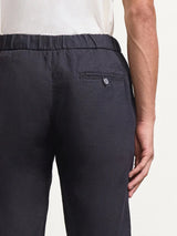 Pants Frescobol Carioca Oscar Linen Pants Black Apoella