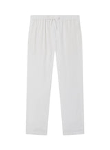 Pants Frescobol Carioca Oscar Linen Pants White Apoella
