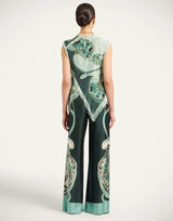 Pants La DoubleJ Palazzo Pants Dark Green Apoella