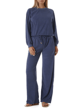 Pants Melissa Odabash Betty Straight Terry Trousers Apoella