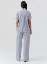 Pants Melissa Odabash Betty Terry Pants Navy Stripe Apoella