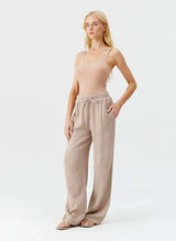Pants Melissa Odabash Krissy Pants Beige Apoella