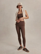 Pants Varley Assure High Rise Shorts Coffee Quartz Apoella