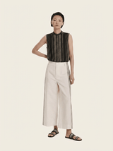 Pants Zeus+Dione Hermes Pants Ivory/Black Apoella