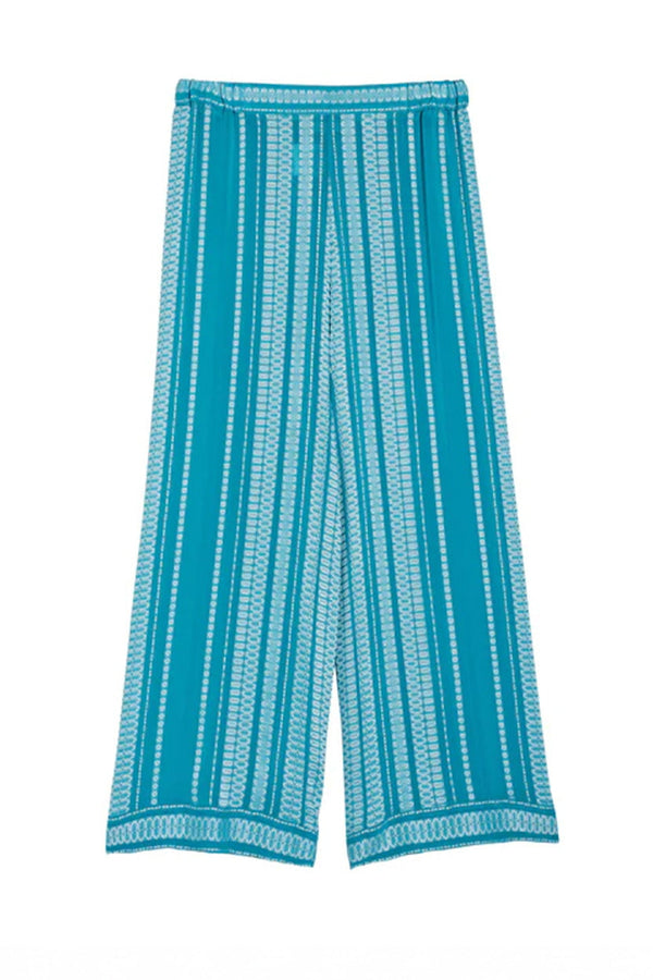 Pants Zeus n Dione Abaton Cropped Trousers Aqua Apoella