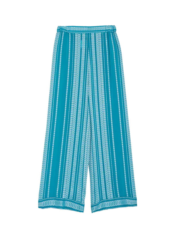 Pants Zeus n Dione Abaton Cropped Trousers Aqua Apoella